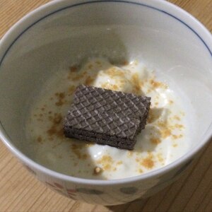 きな粉×チョコヨーグルト✧˖°